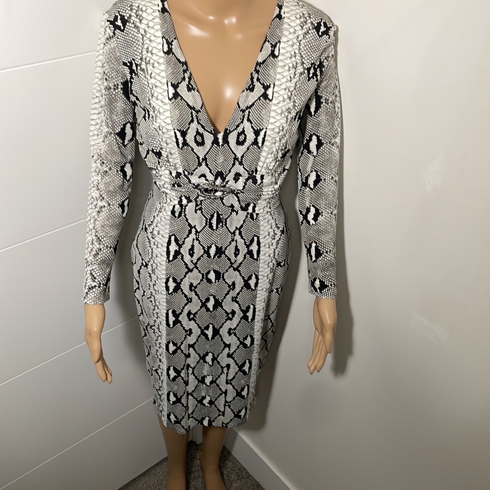ROBERTO CAVALLI Python Print Cocktail Dress 🖤🐍 - Picture 14 of 16